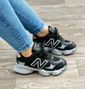 Tenis New Balance Negro Mujer